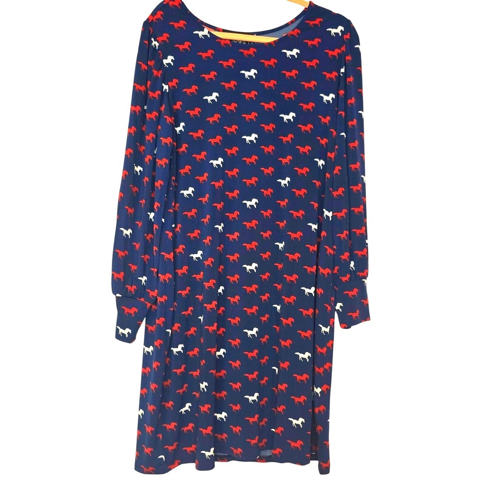 Leota Nordstrom‎ Maternity Horse Print Dress Size XL